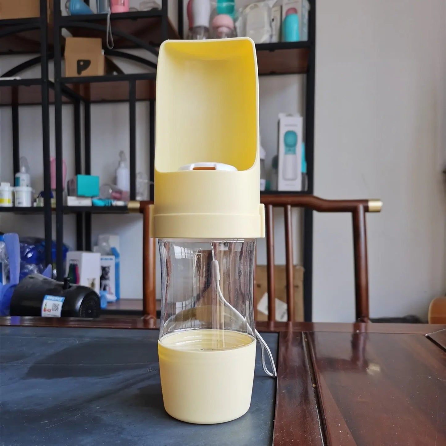 2-in-1 Travel Dog Water Bottle null