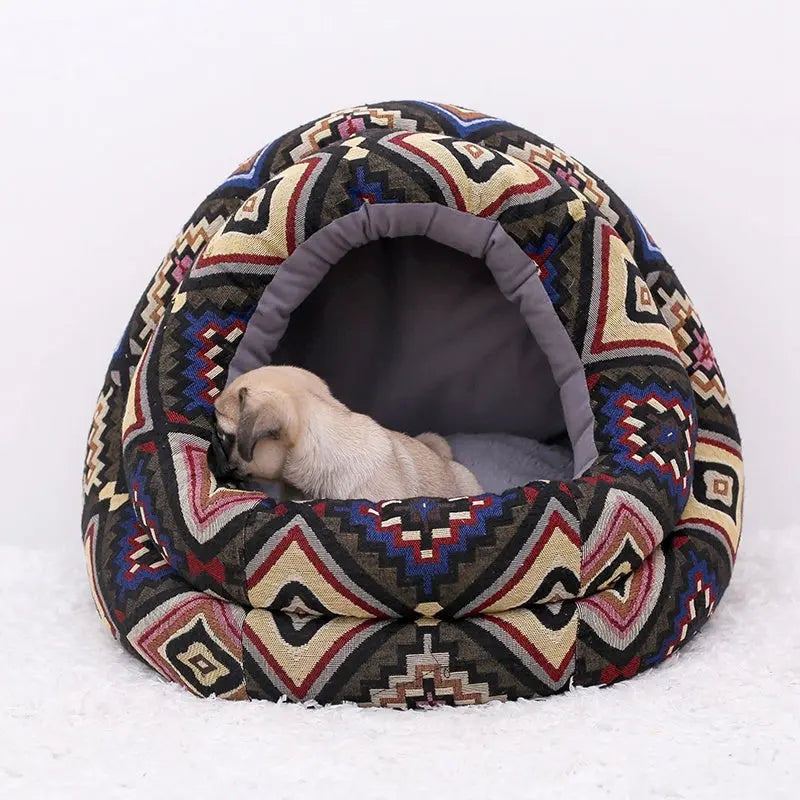 Flannel Fluff Dog & Cat Nest null