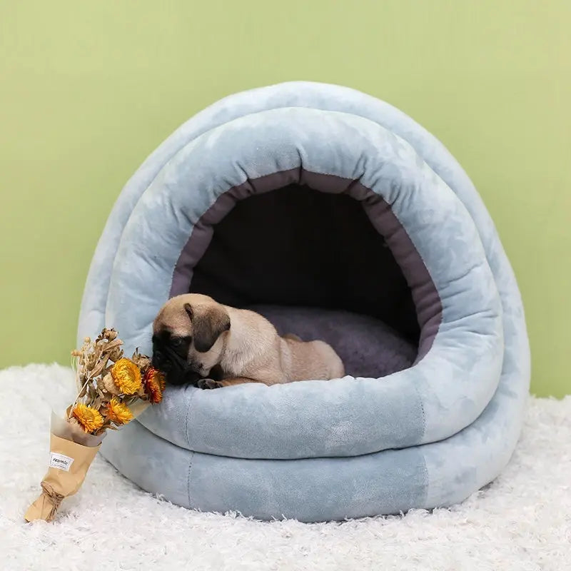 Flannel Fluff Dog & Cat Nest null