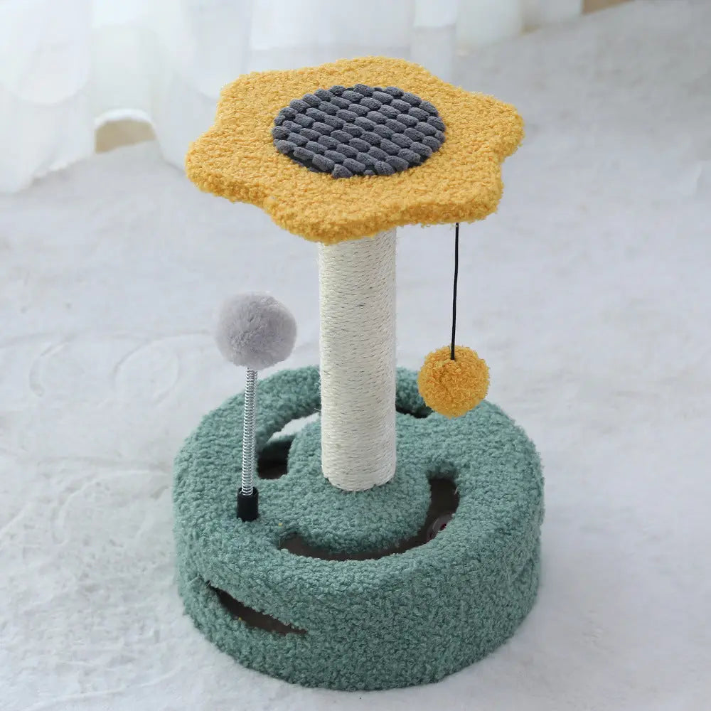 Multifunctional Scraping Cat Tree Toy null