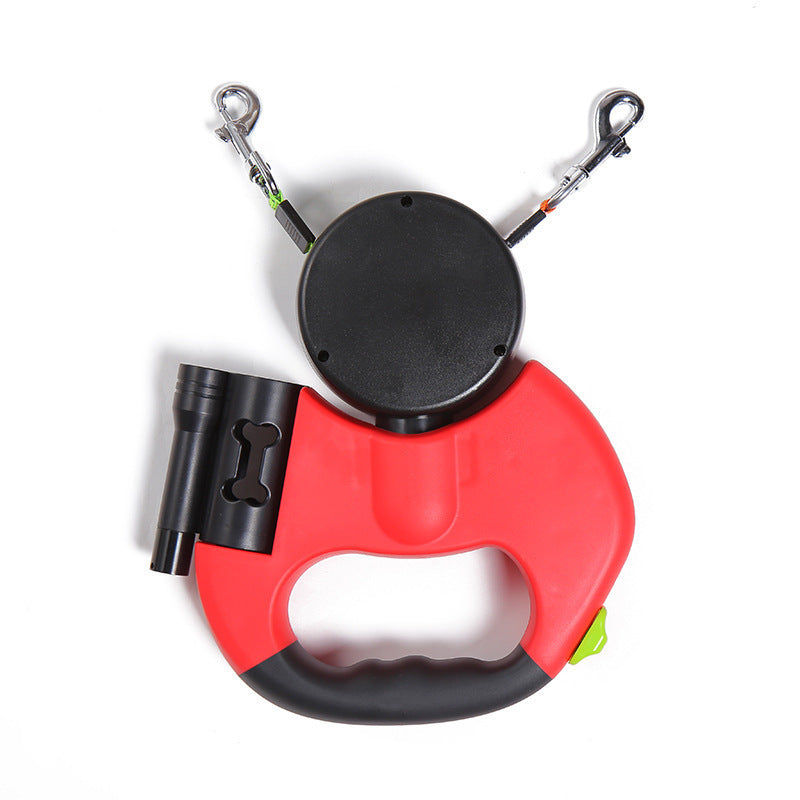 Retractable 360 Swivel Leash With Light