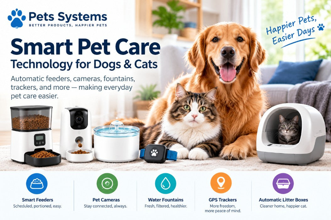 Smart Pet Care: How Technology Is Making Life Easier for Dogs and Cats