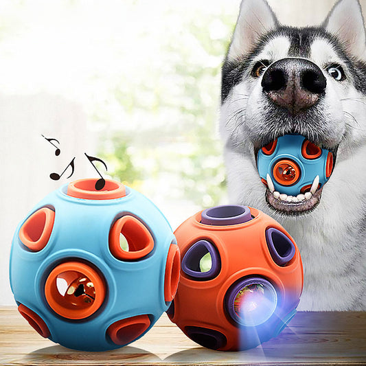 Luminous Sounding Dog Ball Toy