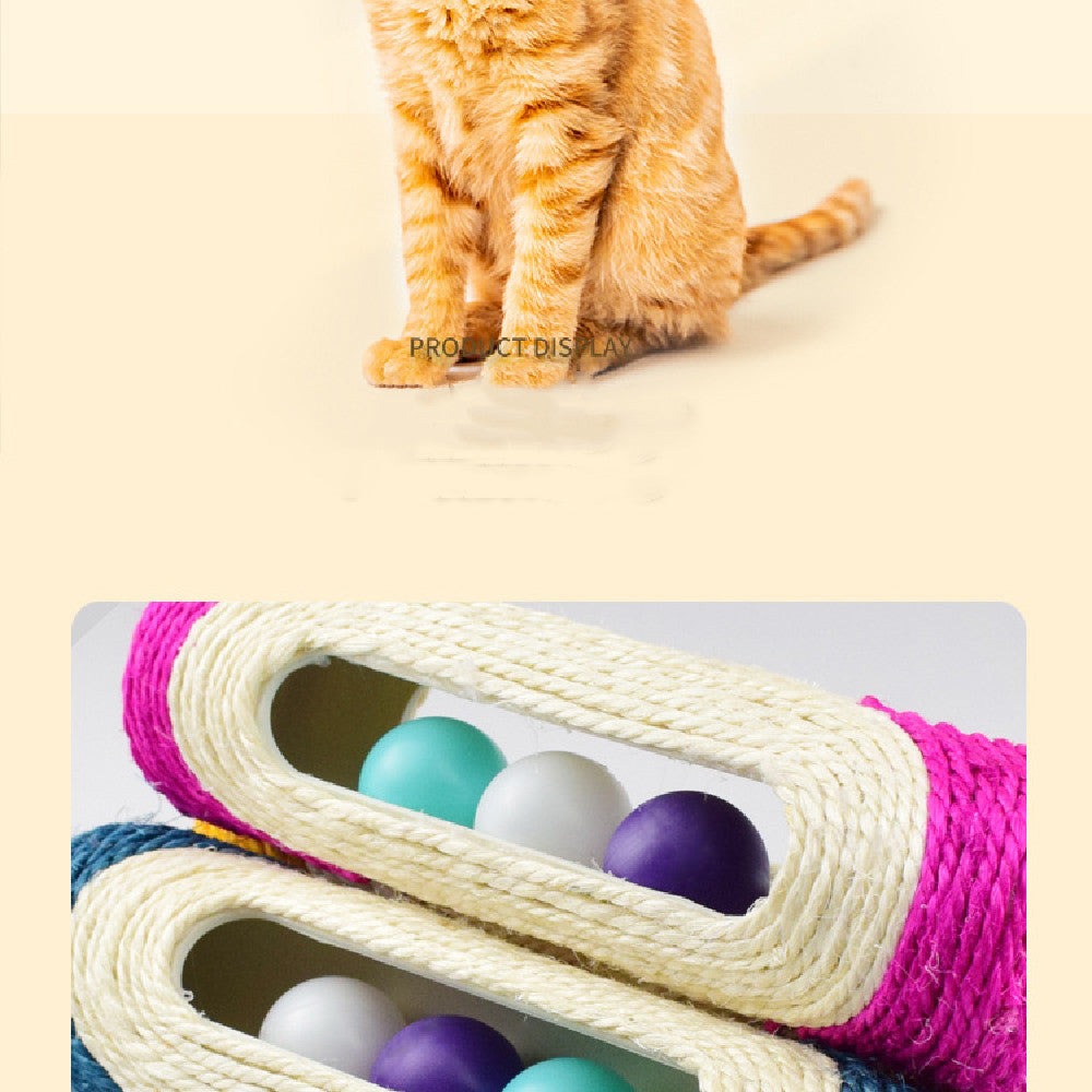 Long Sisal Drum Cat Toy