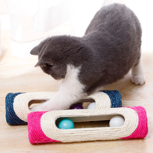 Long Sisal Drum Cat Toy