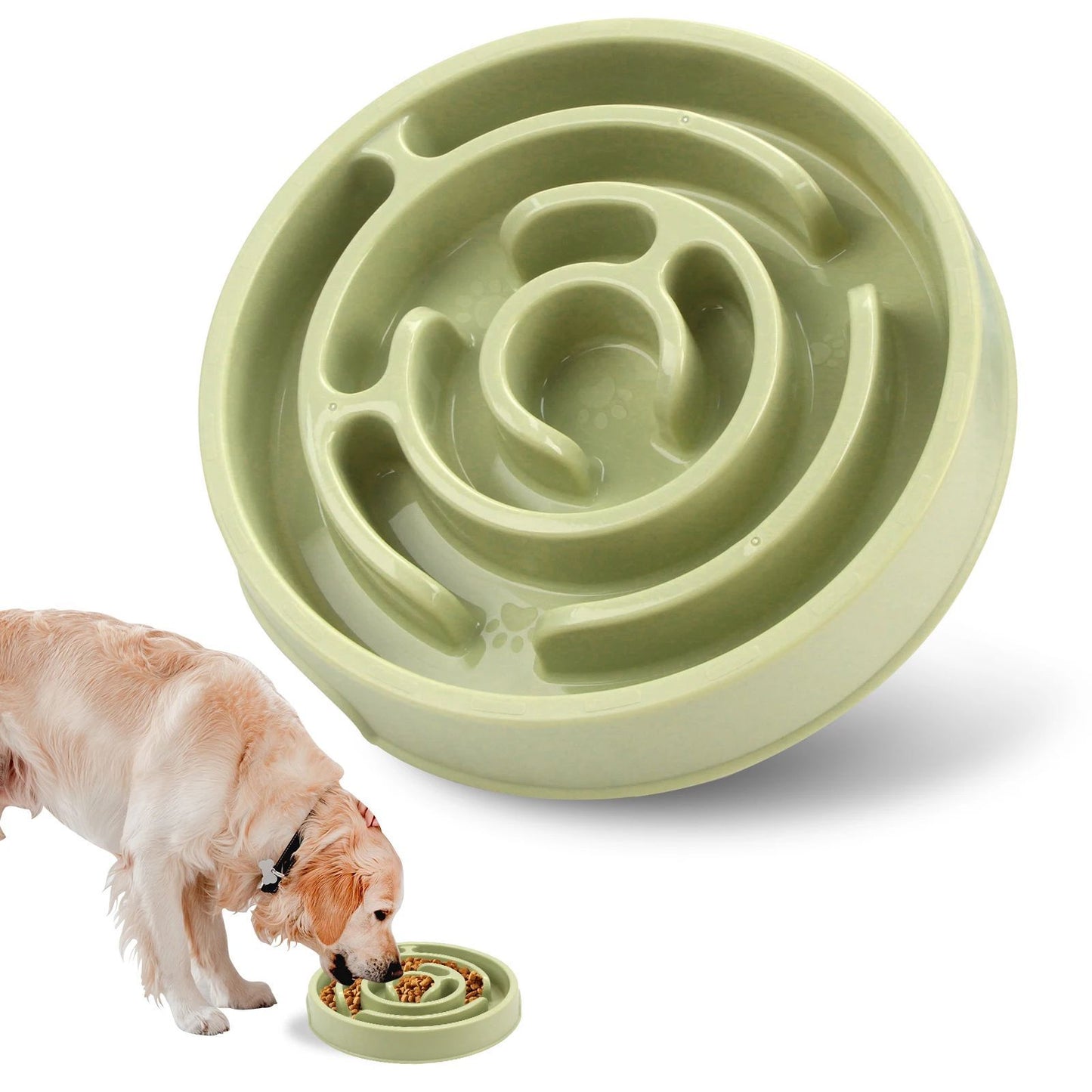 Anti-Gulping Slower Feeding Bowl