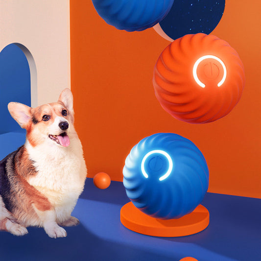 Durable rubber dog ball chew and training toy