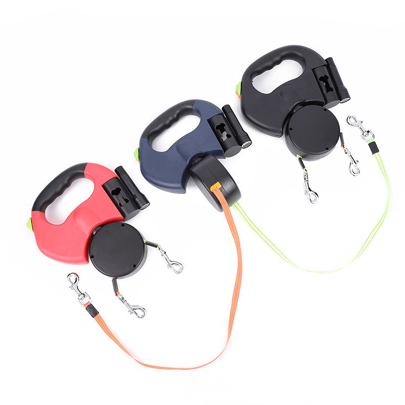 Retractable 360 Swivel Leash With Light
