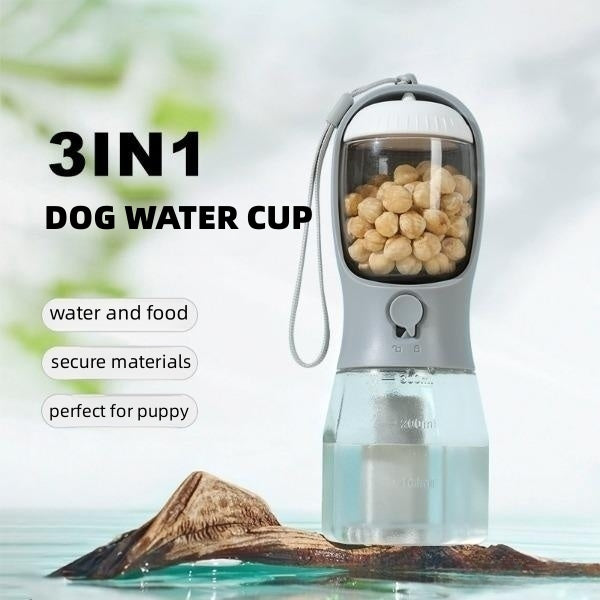 Portable Three-in-one Pet Cup