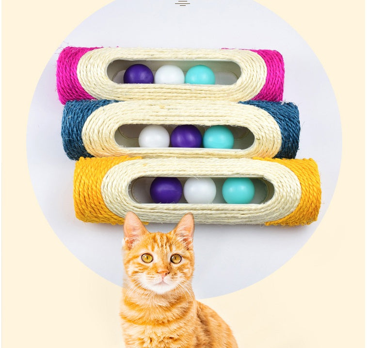 Long Sisal Drum Cat Toy