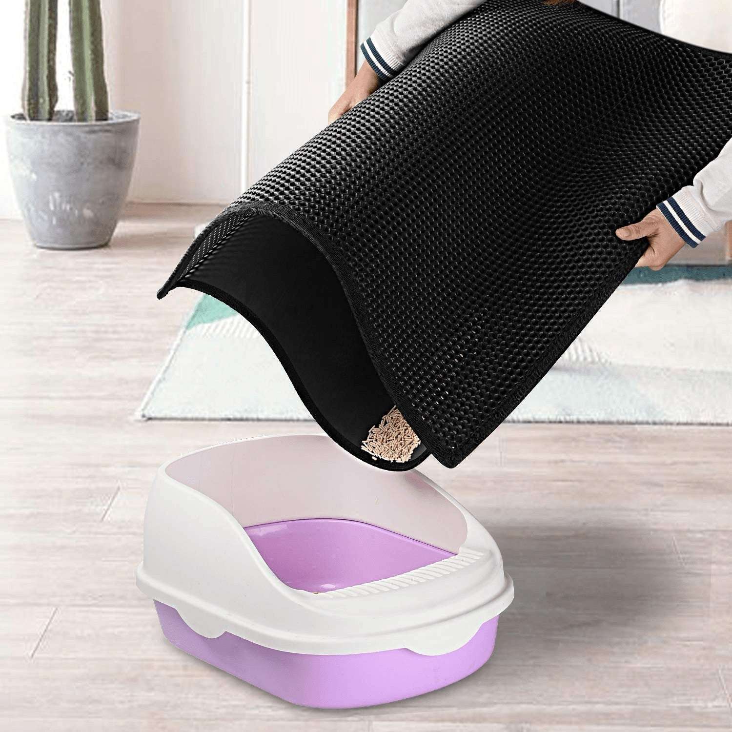 honeycomb litter mat