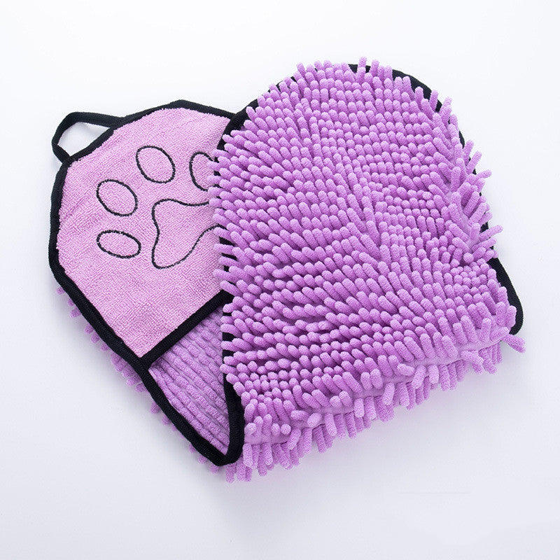 microfiber towel for pet cleaning and drying