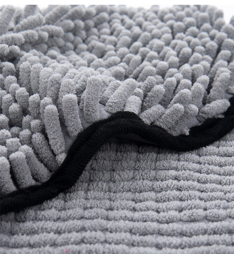 pet bath towel removing excess water quickly