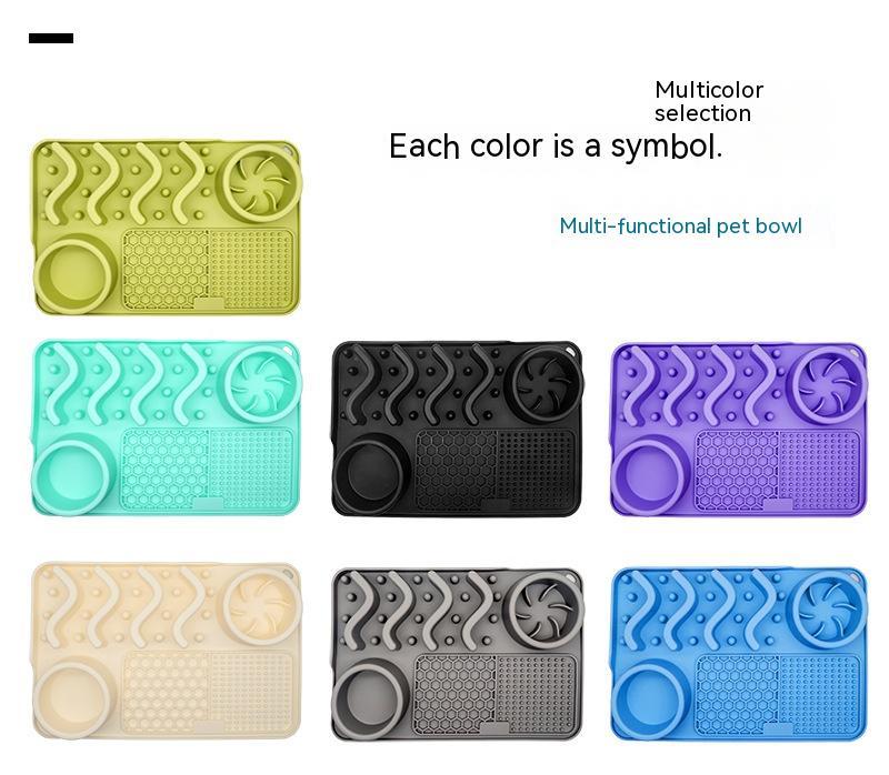 pet enrichment toy silicone licking pad