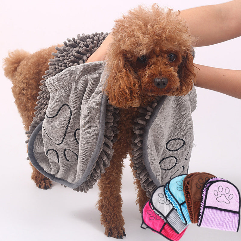 quick dry pet towel for grooming use