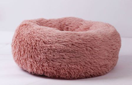 warm winter pet bed soft plush material